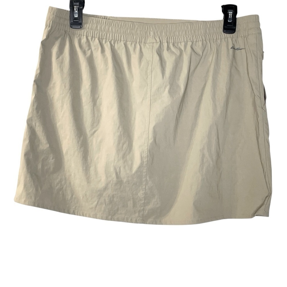 Eddie Bauer Tulip Hem Skort khaki size L - Picture 3 of 12